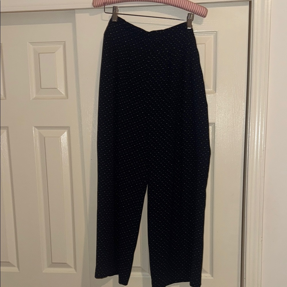 Whistles Black Polka Dot Trousers